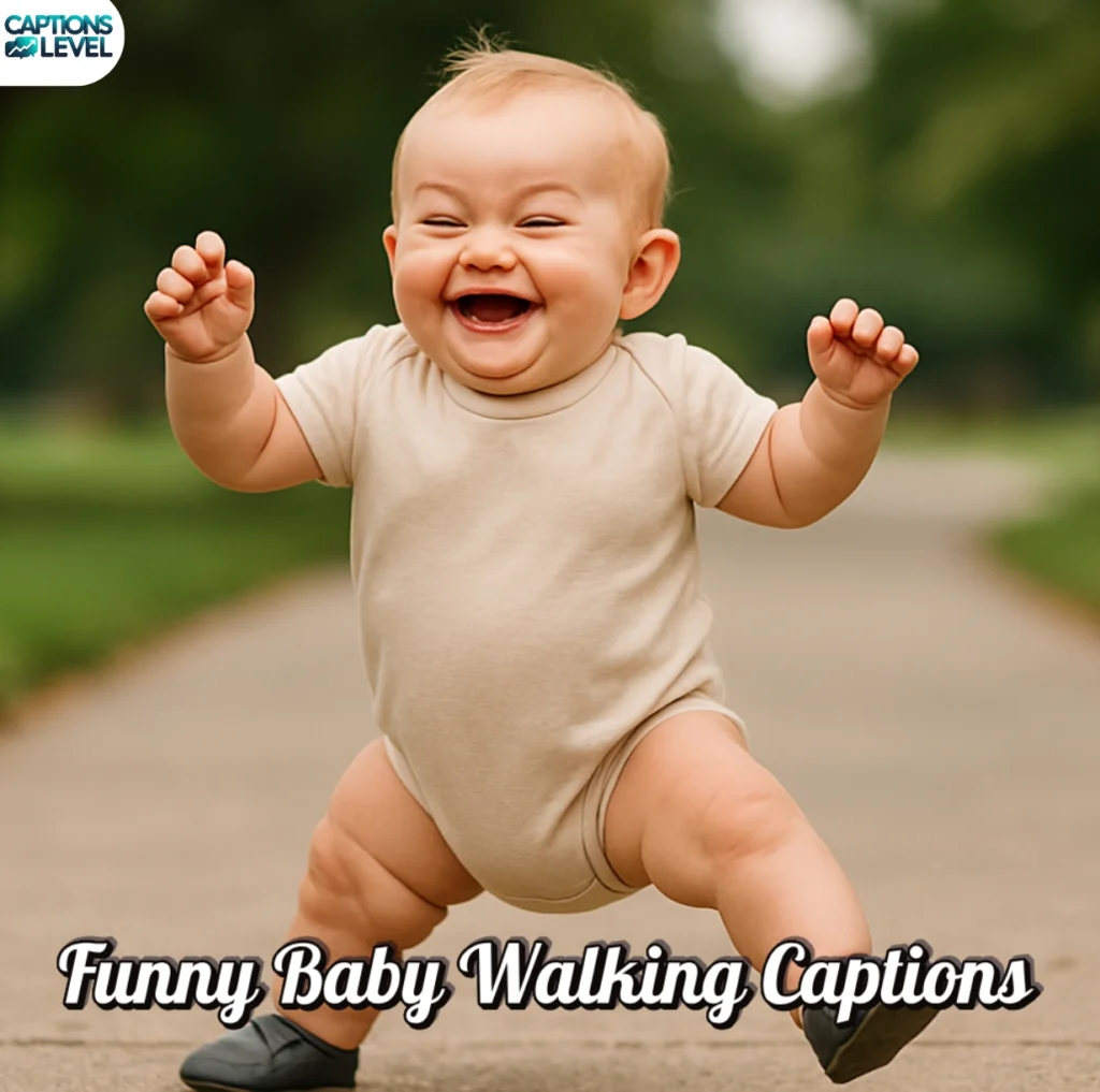 Funny Baby Walking Captions