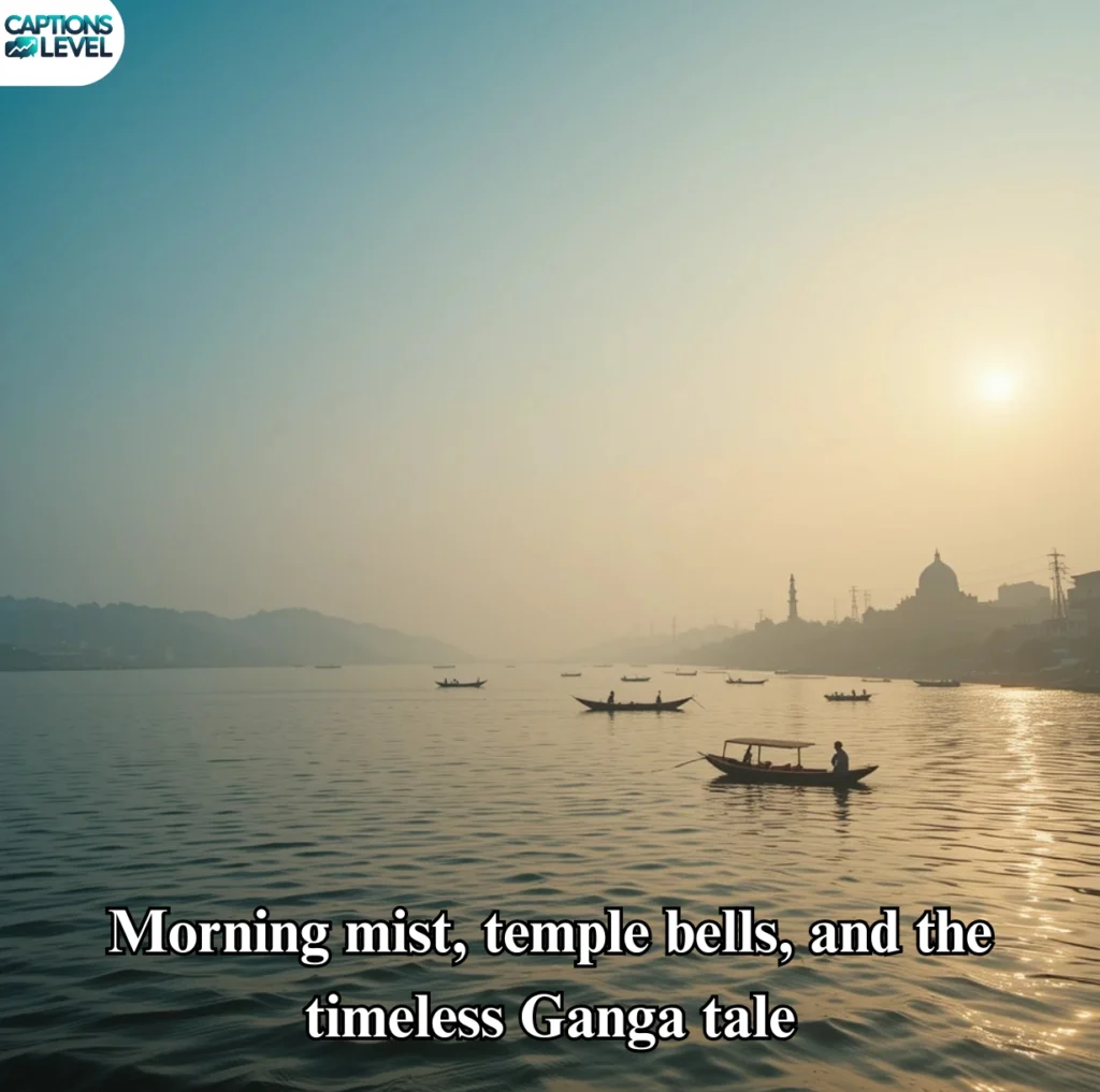 Best Captions for Ganga River Photos