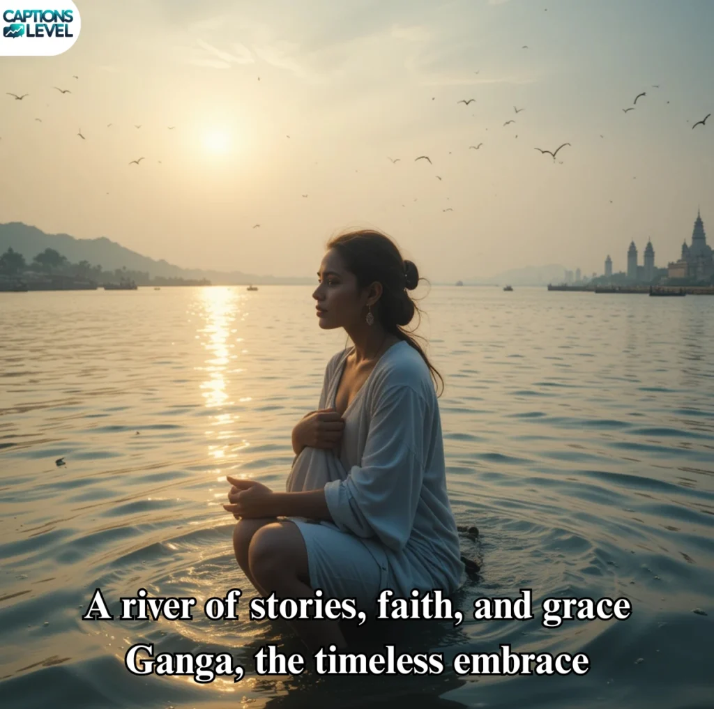 Captions Showing Love for Ganga River