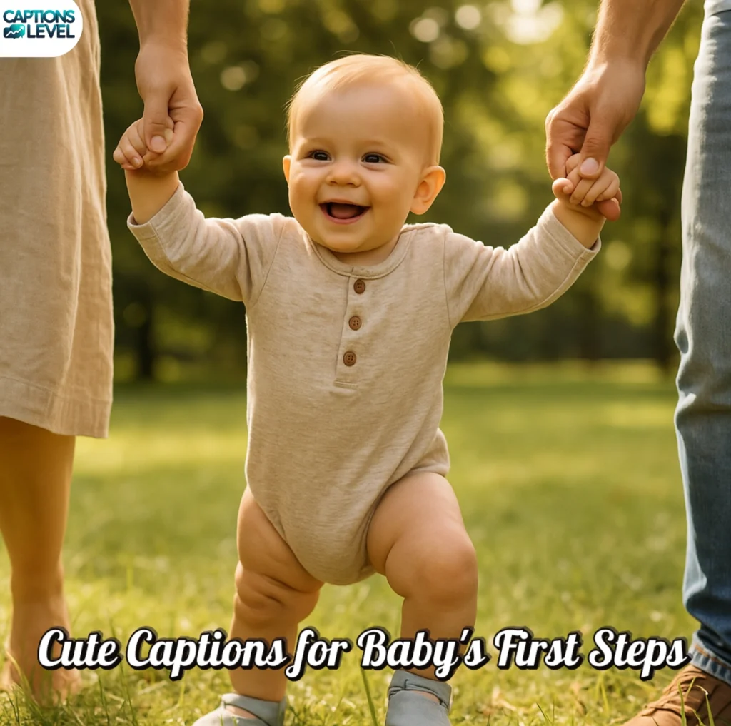 Cute Captions for Baby's First Steps