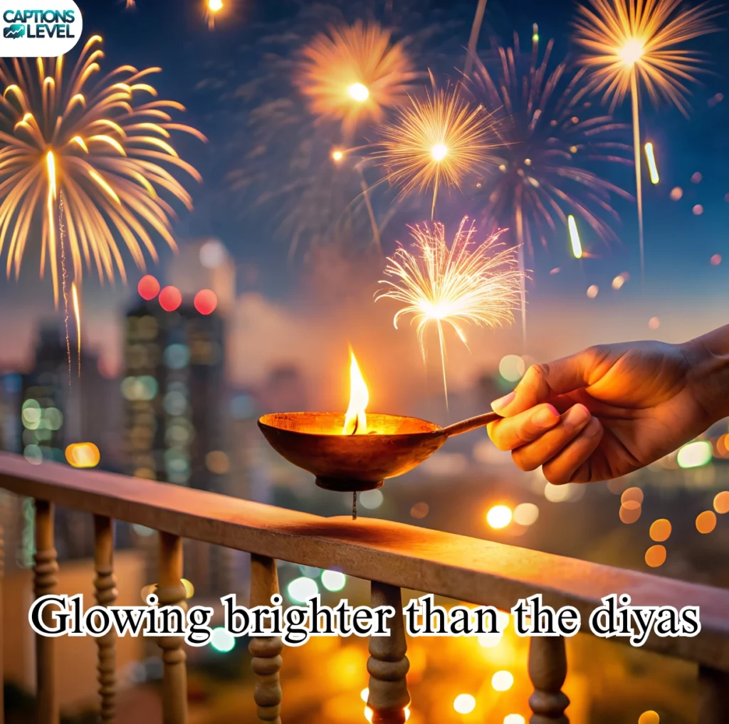 Glowing brighter than the diyas