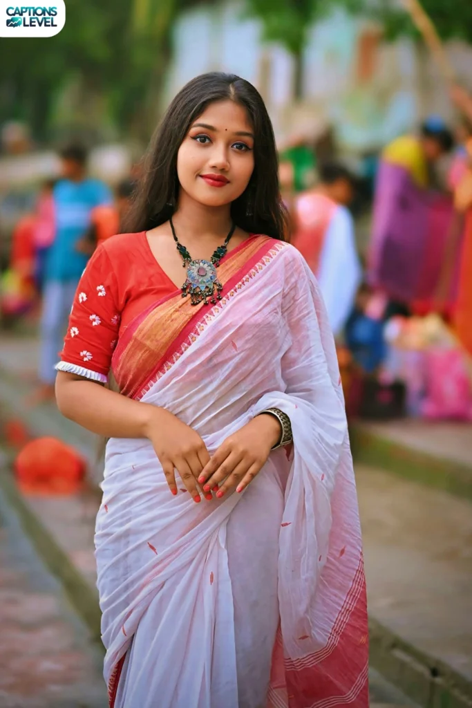 Girls’ Saree Captions in Hindi for Instagram