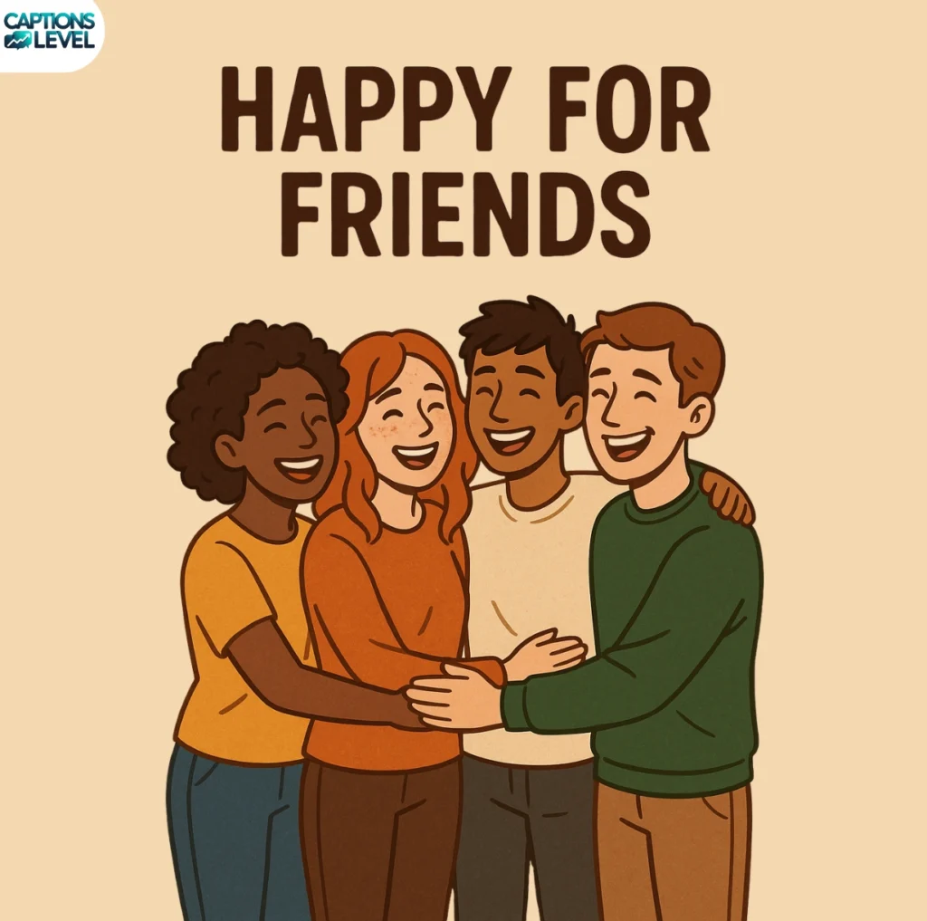 Happy Captions for Friends