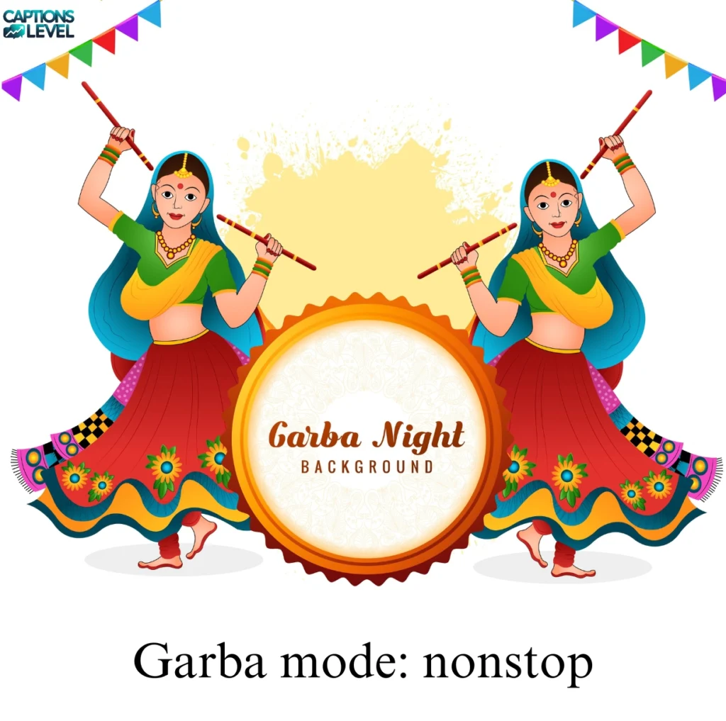 Navratri and Garba Night Captions