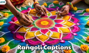 Rangoli Captions