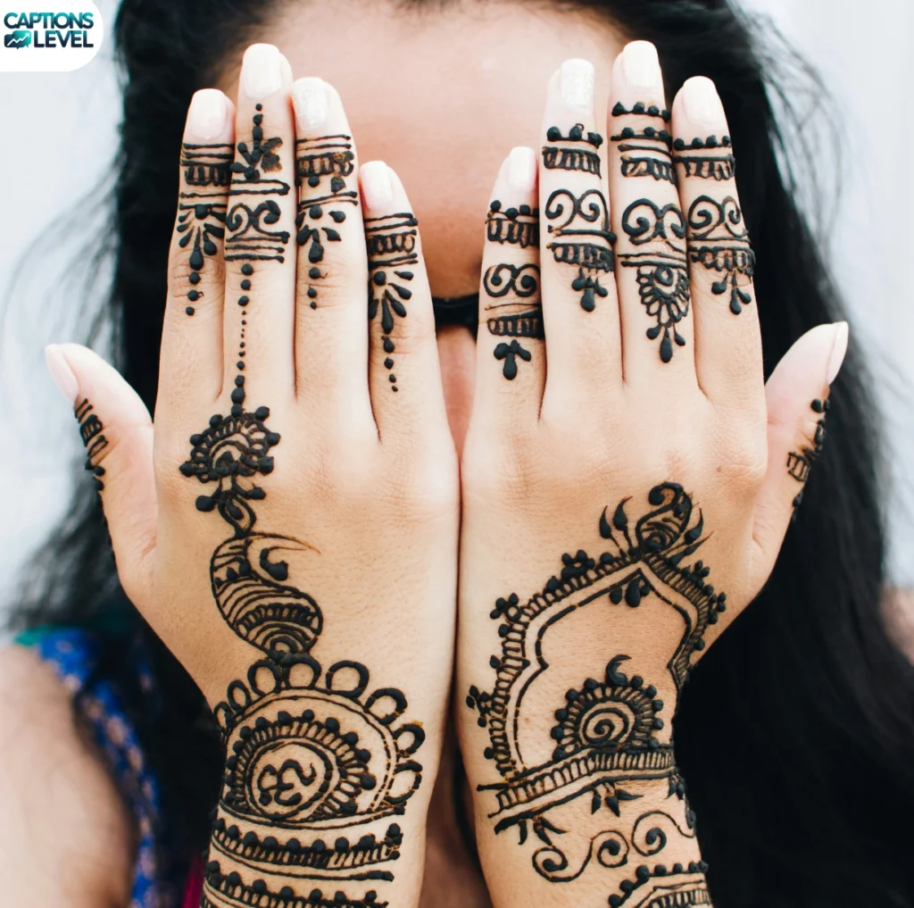 Romantic Mehndi Captions for Love-Filled Moments