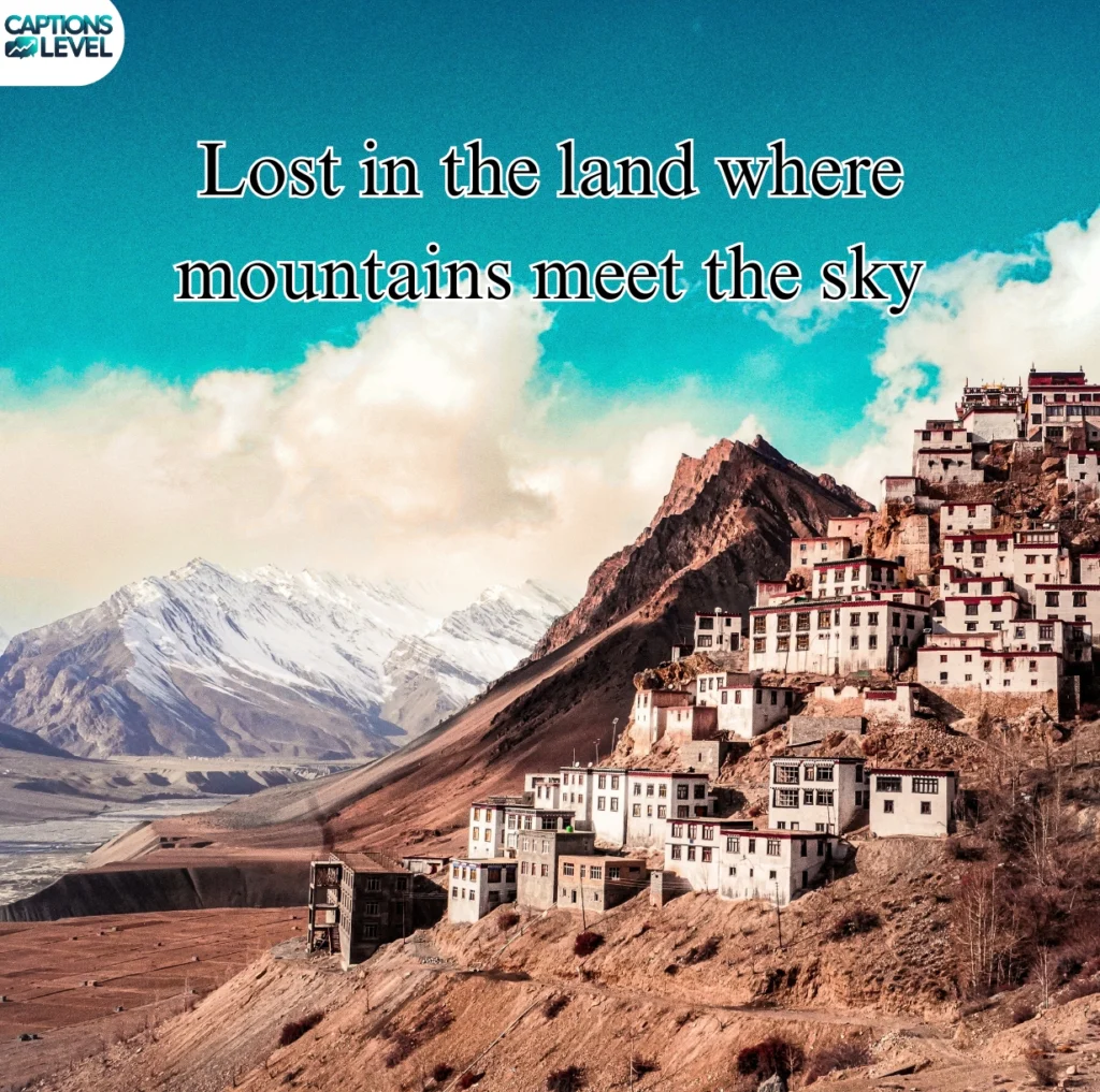 Scenic Beauty Leh Ladakh Captions
