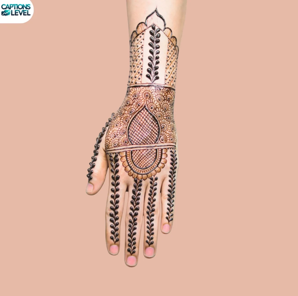 Short and Sweet Mehndi Captions for Brides