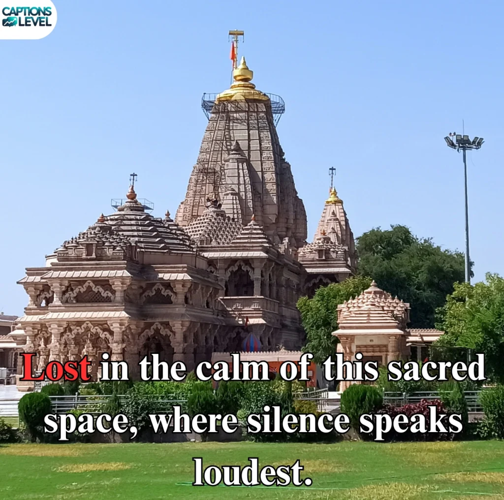 Spiritual Hindu Temple Captions for Instagram