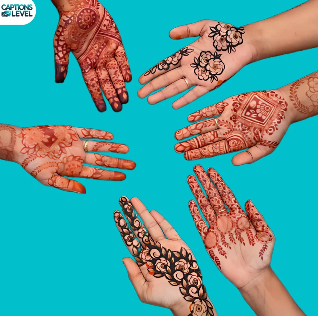 Trendy Mehndi Captions in English for Instagram