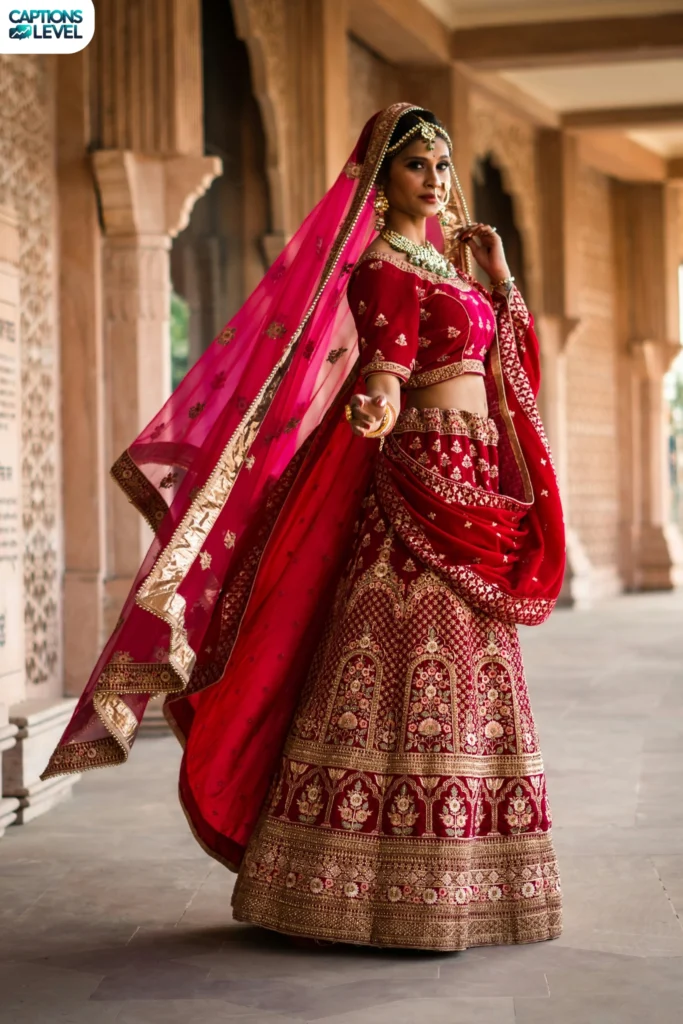 Wedding Saree Captions for Instagram Glam