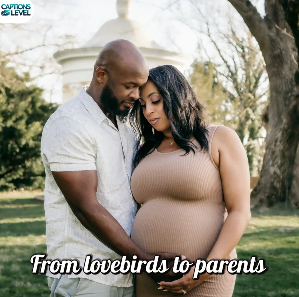 Couple Maternity Photo Captions