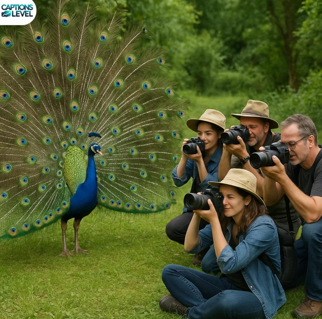 Peacock Captions for Photography Enthusiasts
